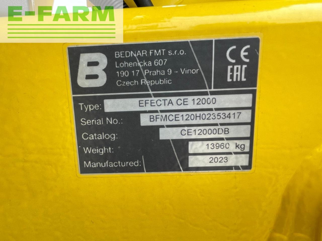 Сеялка Bednar Efecta CE 12000: снимка 21