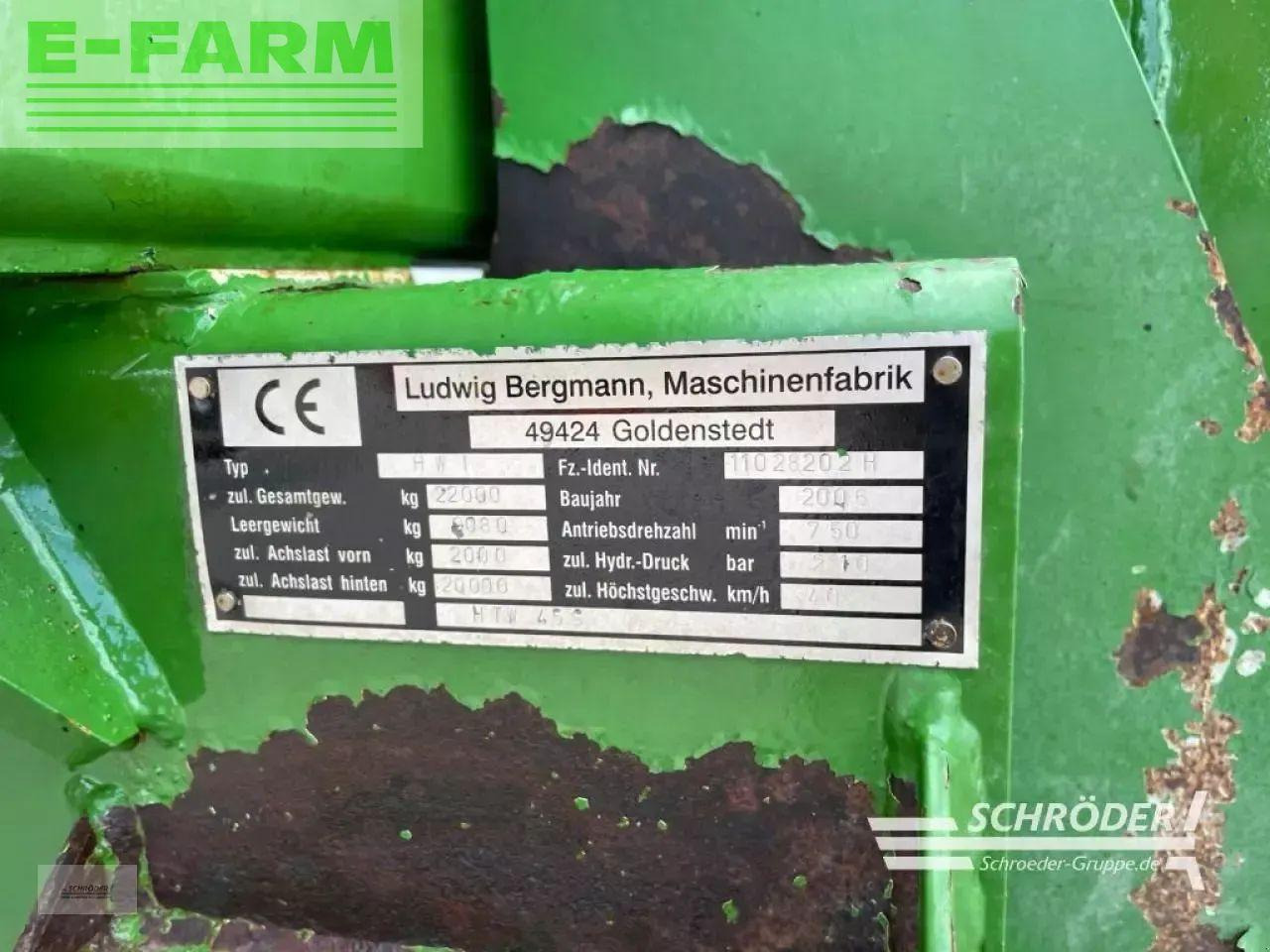 Селскостопанско ремарке самосвал Bergmann htw 45 s: снимка 25 Селскостопанско ремарке самосвал Bergmann htw 45 s: снимка 25