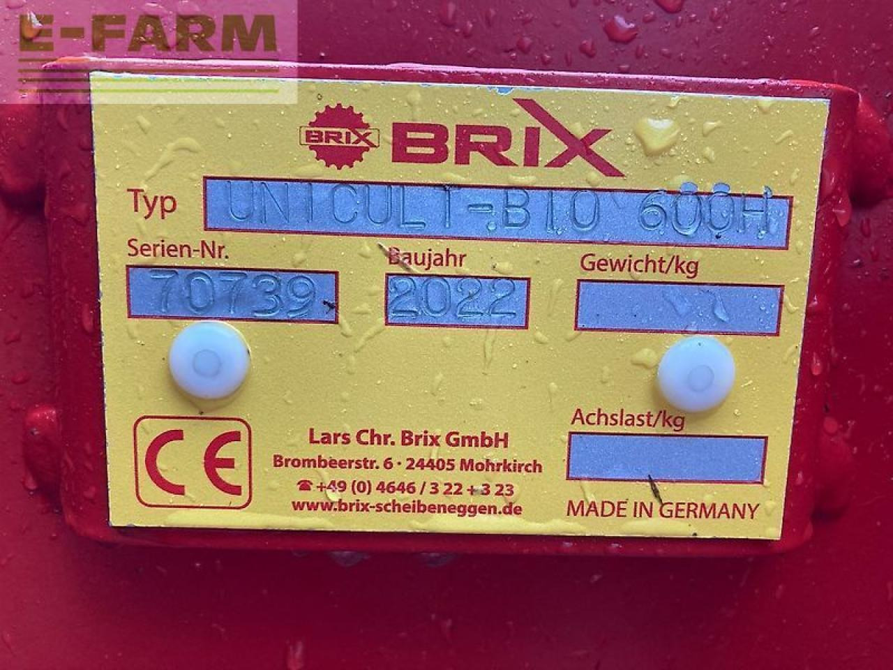 Brix großfederzinkenegge bio 600h - Дискова брана: снимка 3 Brix großfederzinkenegge bio 600h - Дискова брана: снимка 3