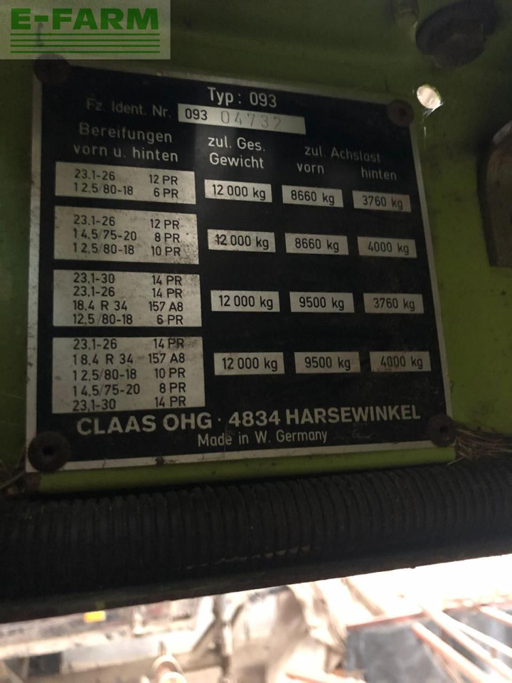 Зърнокомбайн CLAAS Dominator 98 SL Maxi: снимка 6