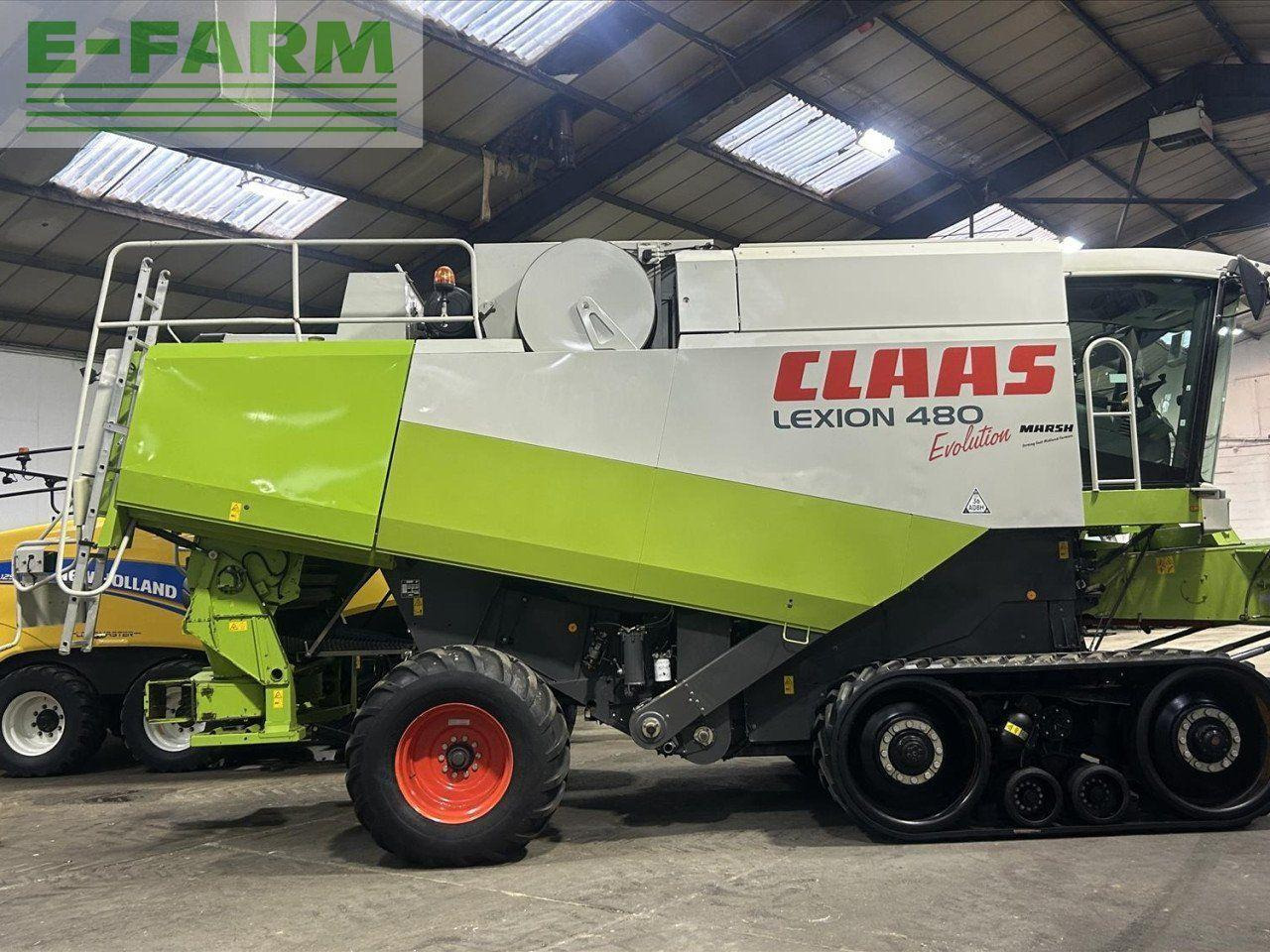 CLAAS LEXION 480 EVOLUTION TT - Зърнокомбайн: снимка 4 CLAAS LEXION 480 EVOLUTION TT - Зърнокомбайн: снимка 4