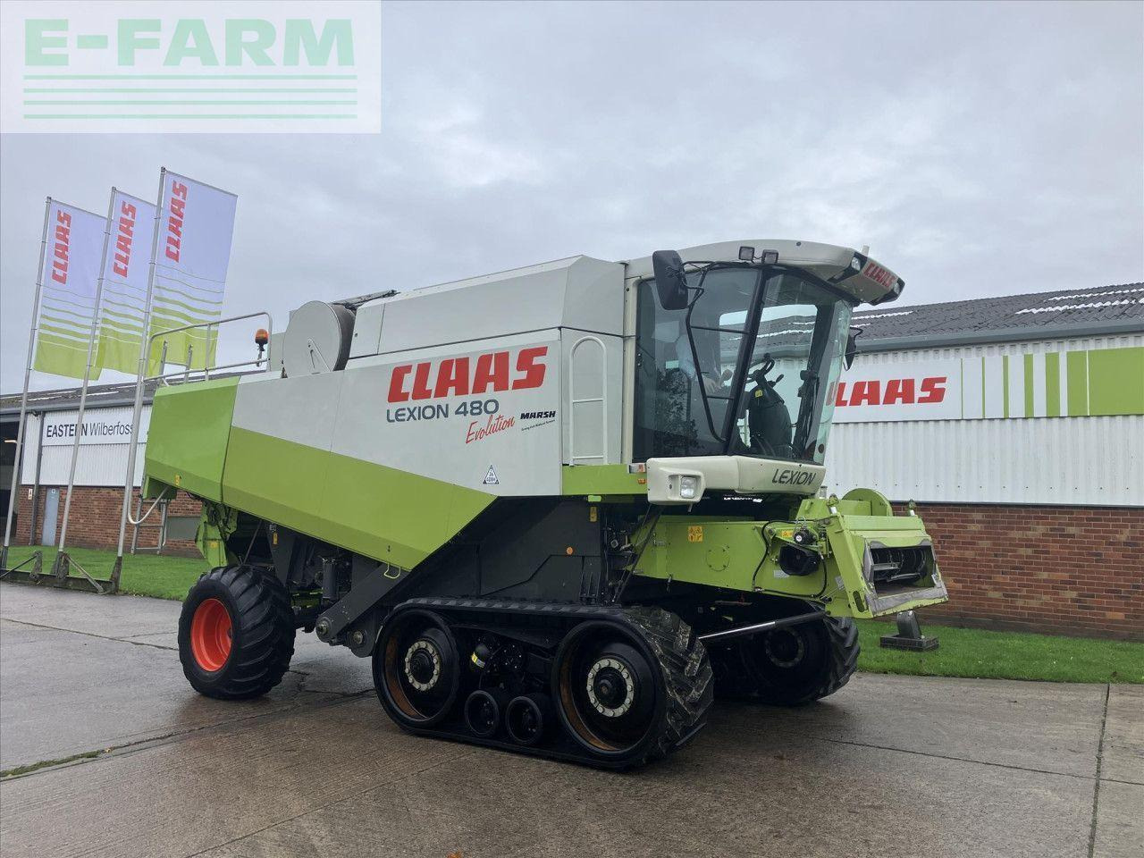 CLAAS LEXION 480 EVOLUTION TT - Зърнокомбайн: снимка 1 CLAAS LEXION 480 EVOLUTION TT - Зърнокомбайн: снимка 1