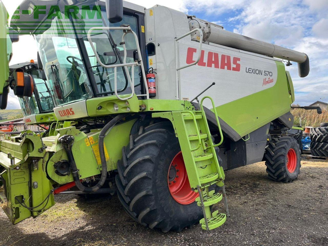CLAAS LEXION 570 MONTANA - Зърнокомбайн: снимка 1 CLAAS LEXION 570 MONTANA - Зърнокомбайн: снимка 1