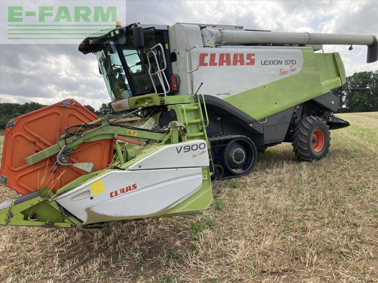 CLAAS LEXION 570 TT - Зърнокомбайн: снимка 1 CLAAS LEXION 570 TT - Зърнокомбайн: снимка 1