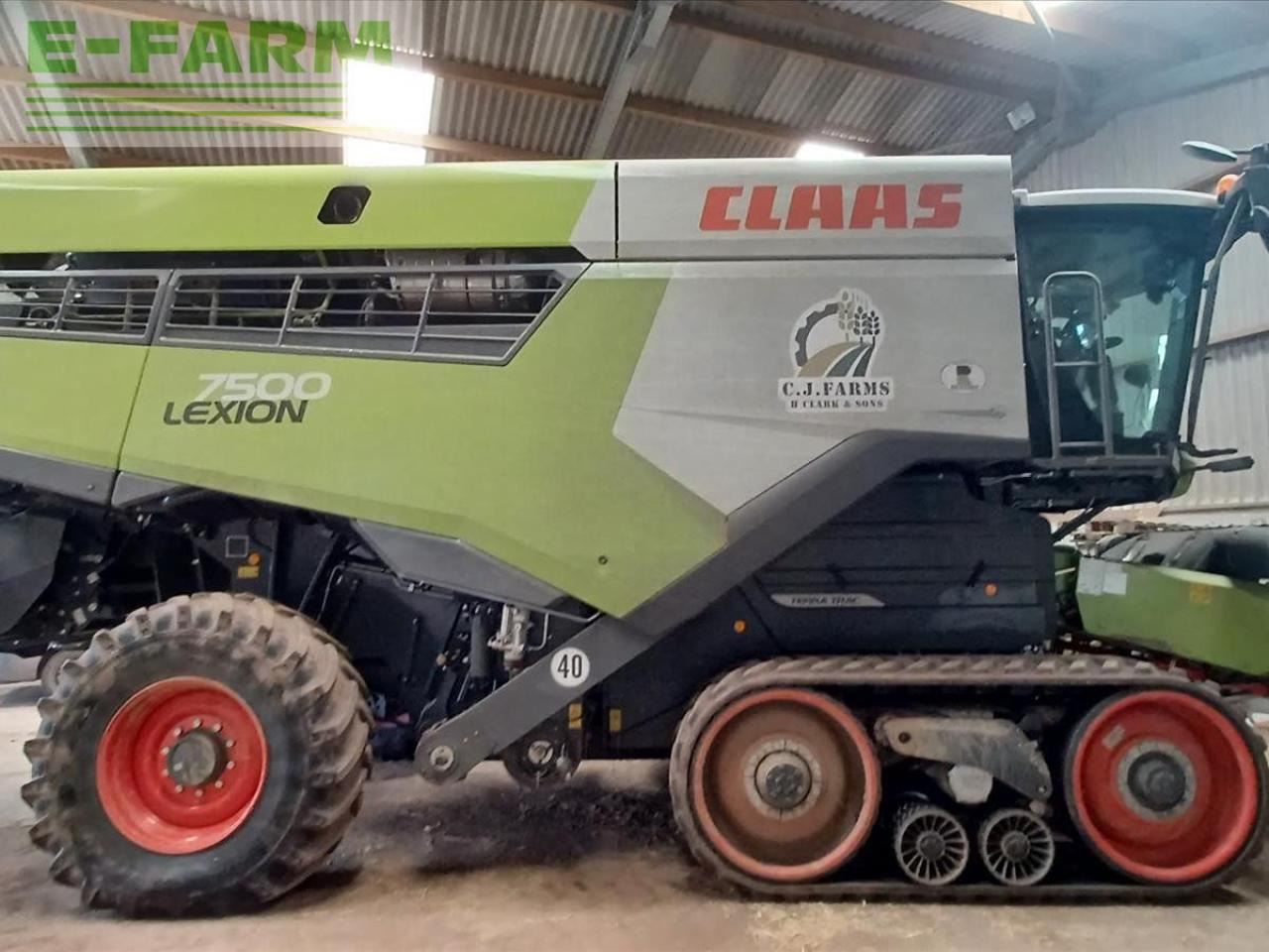 CLAAS LEXION 7500 TT - Зърнокомбайн: снимка 4 CLAAS LEXION 7500 TT - Зърнокомбайн: снимка 4