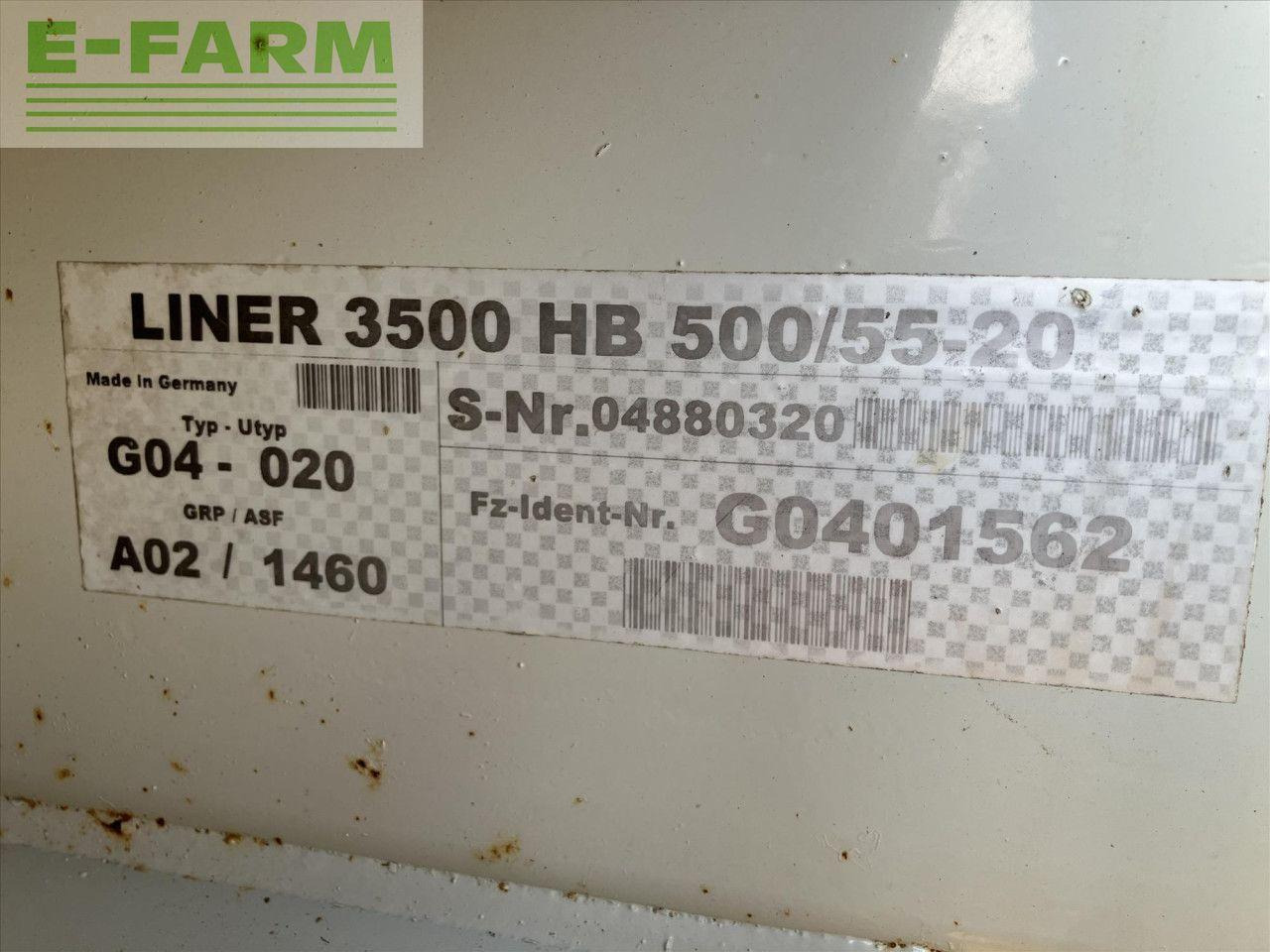 CLAAS LINER 3500 - Гребло/ Сенообръщачка: снимка 5 CLAAS LINER 3500 - Гребло/ Сенообръщачка: снимка 5