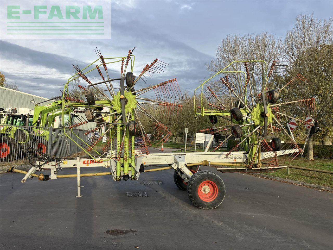 CLAAS LINER 3600 - Гребло/ Сенообръщачка: снимка 2 CLAAS LINER 3600 - Гребло/ Сенообръщачка: снимка 2
