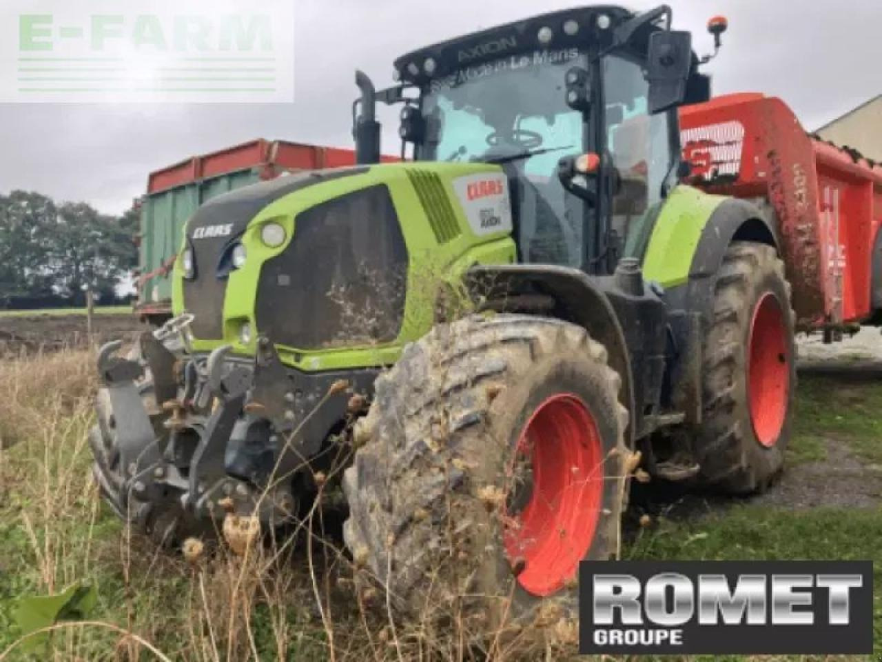 CLAAS axion 800 - Трактор: снимка 4 CLAAS axion 800 - Трактор: снимка 4