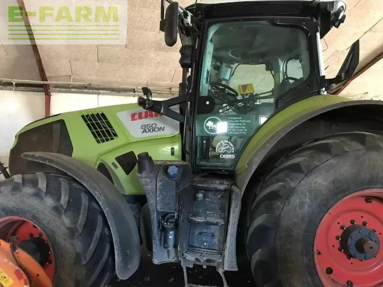 CLAAS axion 850 cebis - Трактор: снимка 1 CLAAS axion 850 cebis - Трактор: снимка 1