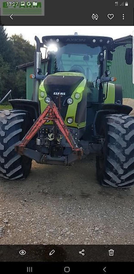 CLAAS axion 870 - Трактор: снимка 1 CLAAS axion 870 - Трактор: снимка 1