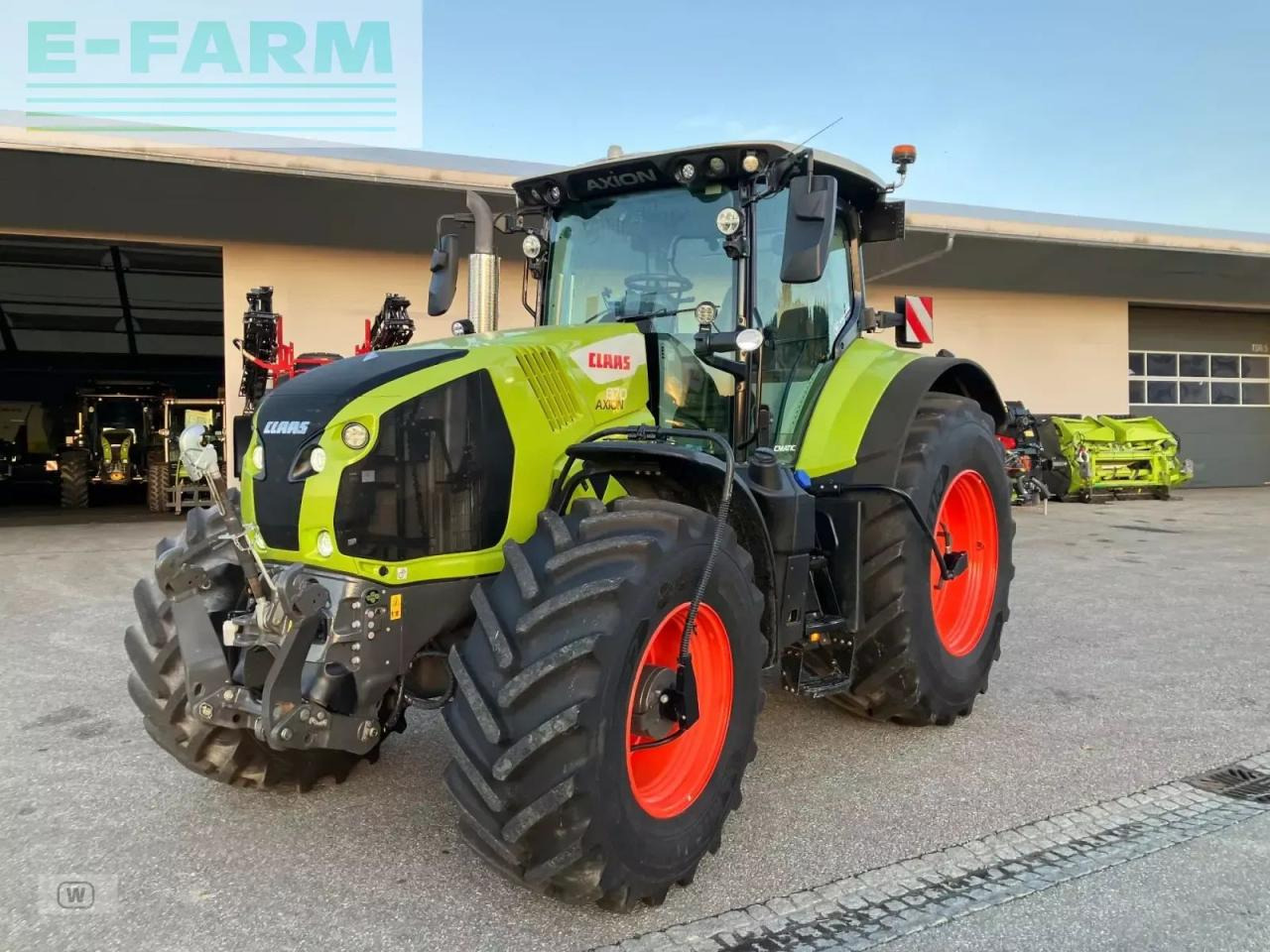 Трактор CLAAS axion 870 cmatic cebis CMATIC CEBIS: снимка 8 Трактор CLAAS axion 870 cmatic cebis CMATIC CEBIS: снимка 8