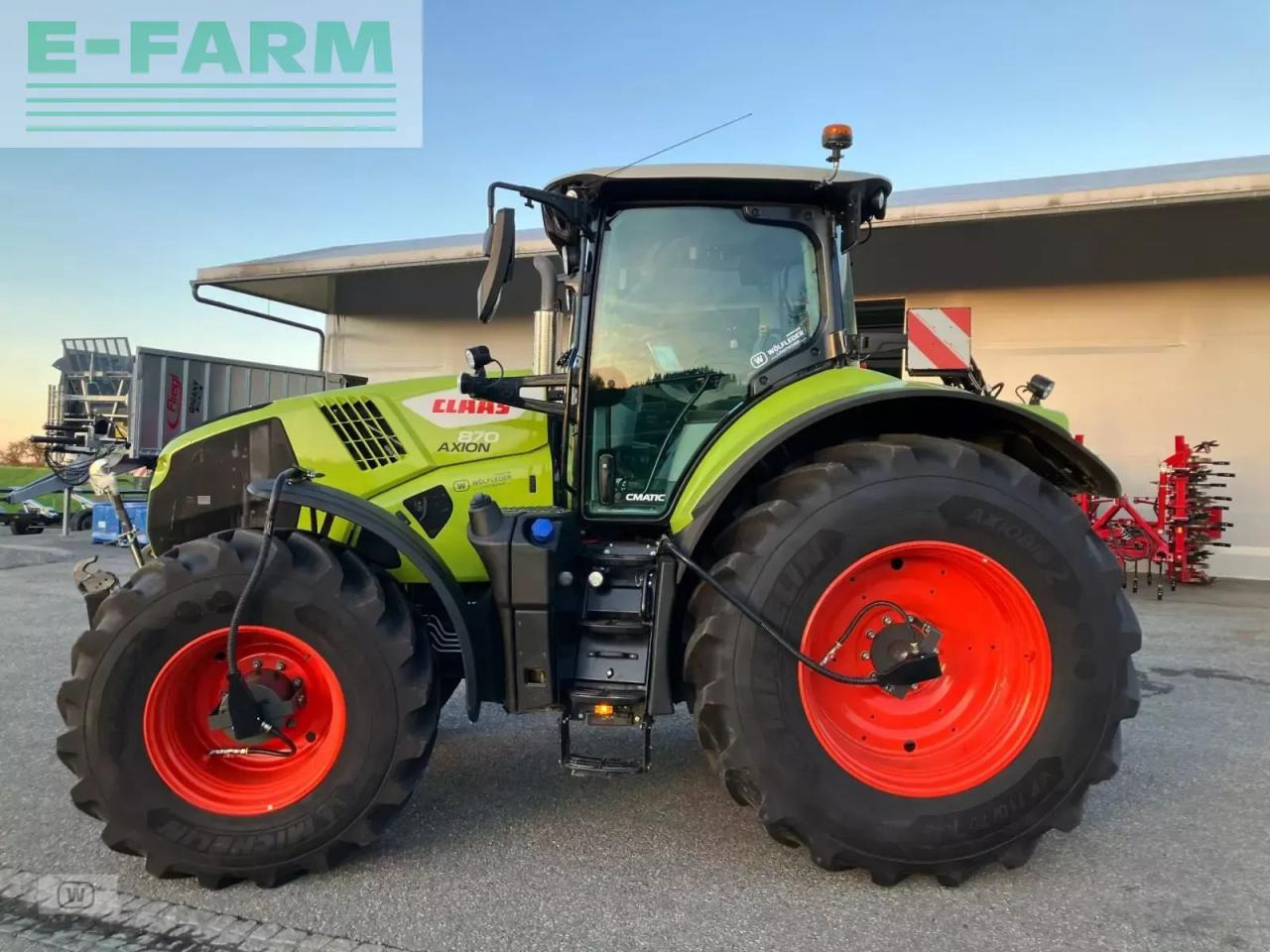 Трактор CLAAS axion 870 cmatic cebis CMATIC CEBIS: снимка 7 Трактор CLAAS axion 870 cmatic cebis CMATIC CEBIS: снимка 7