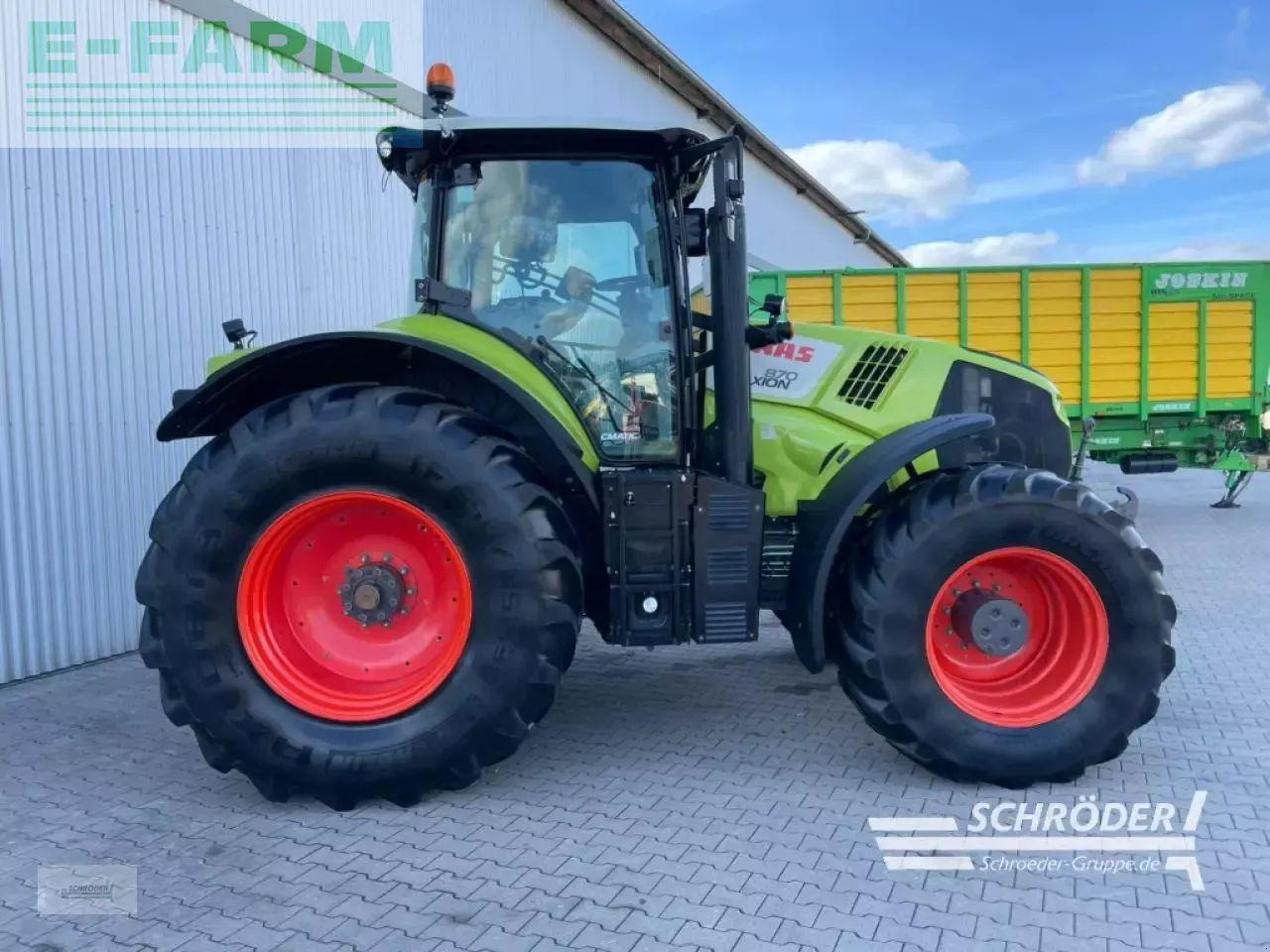 CLAAS axion 870 cmatic rtk CMATIC - Трактор: снимка 2 CLAAS axion 870 cmatic rtk CMATIC - Трактор: снимка 2