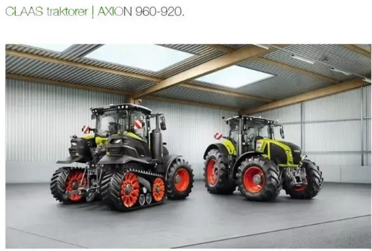 CLAAS axion 960 tt cmatic cebis CMATIC CEBIS - Трактор: снимка 1 CLAAS axion 960 tt cmatic cebis CMATIC CEBIS - Трактор: снимка 1