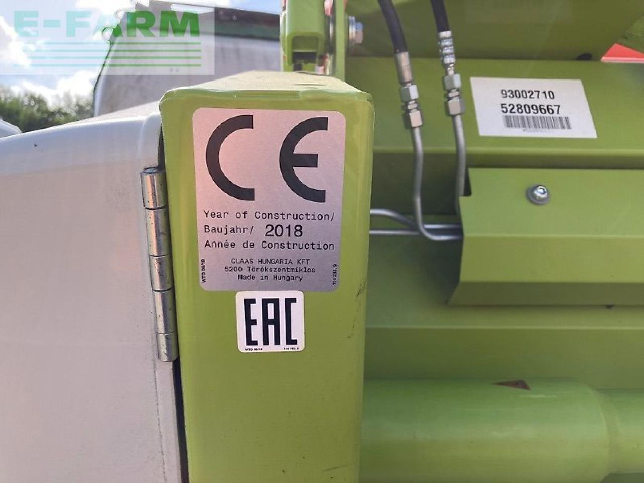 Принадлежност за силажокомбайн CLAAS cerio 770: снимка 10 Принадлежност за силажокомбайн CLAAS cerio 770: снимка 10