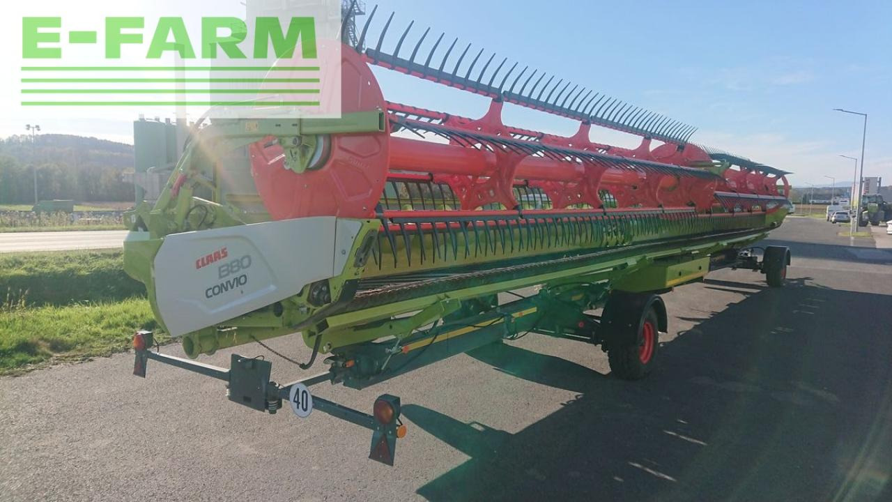 CLAAS convio flex 1380 + transportwagen 4-rad gelenkt - Хедер: снимка 3 CLAAS convio flex 1380 + transportwagen 4-rad gelenkt - Хедер: снимка 3