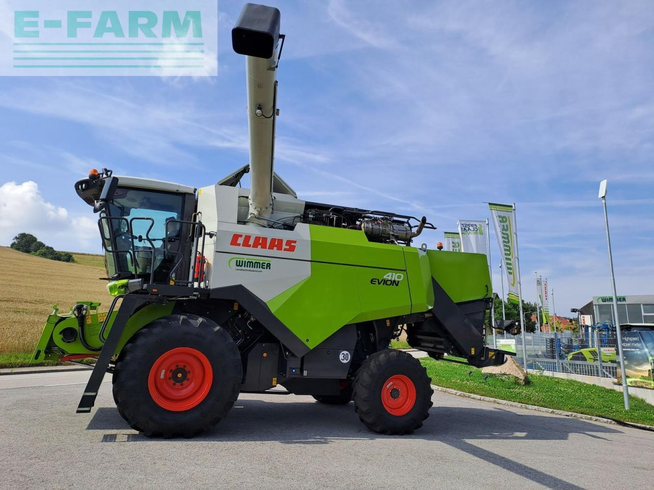 CLAAS evion 410 - Зърнокомбайн: снимка 1 CLAAS evion 410 - Зърнокомбайн: снимка 1