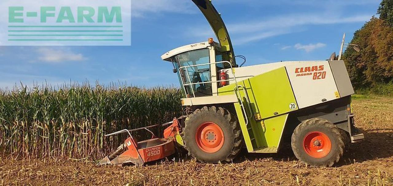 CLAAS jaguar 820 - Силажокомбайн: снимка 1 CLAAS jaguar 820 - Силажокомбайн: снимка 1