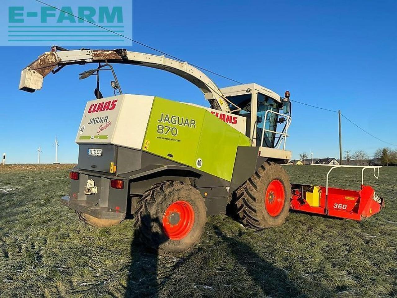 CLAAS jaguar 870 speedstar + kemper 360 plus + pick-up top! - Силажокомбайн: снимка 4 CLAAS jaguar 870 speedstar + kemper 360 plus + pick-up top! - Силажокомбайн: снимка 4