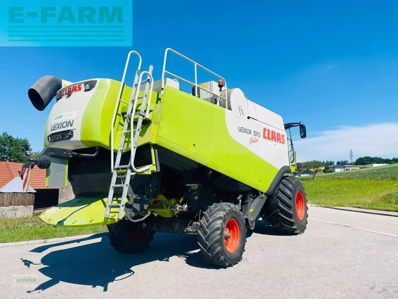 CLAAS lexion 570 montana - Зърнокомбайн: снимка 3 CLAAS lexion 570 montana - Зърнокомбайн: снимка 3