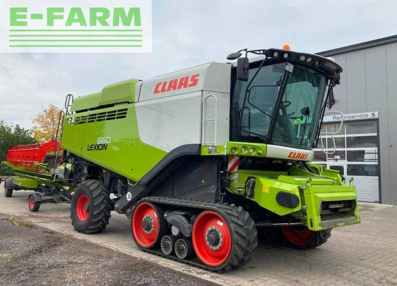 CLAAS lexion 660 tt mit vario 930 - Зърнокомбайн: снимка 1 CLAAS lexion 660 tt mit vario 930 - Зърнокомбайн: снимка 1