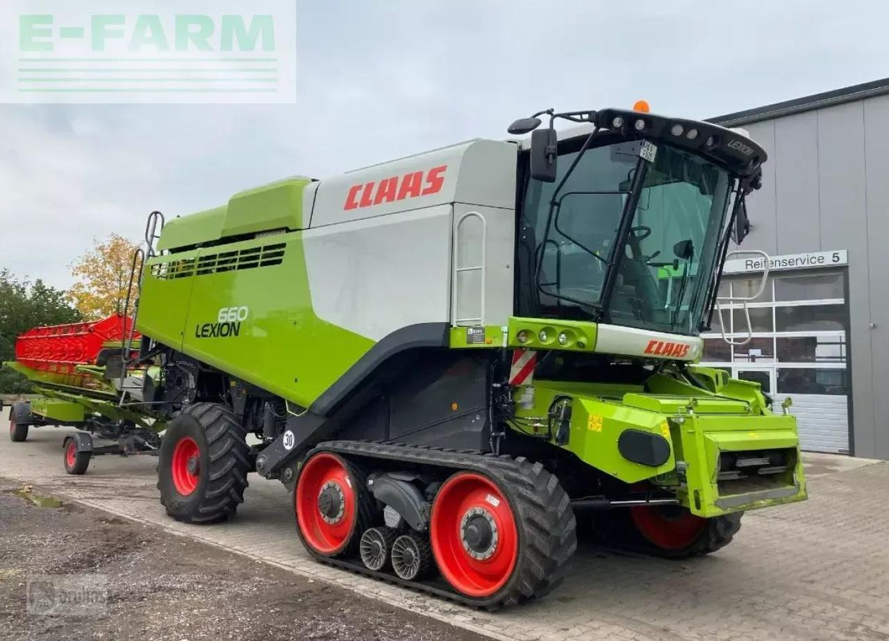 CLAAS lexion 660 tt mit vario 930 - Зърнокомбайн: снимка 1 CLAAS lexion 660 tt mit vario 930 - Зърнокомбайн: снимка 1