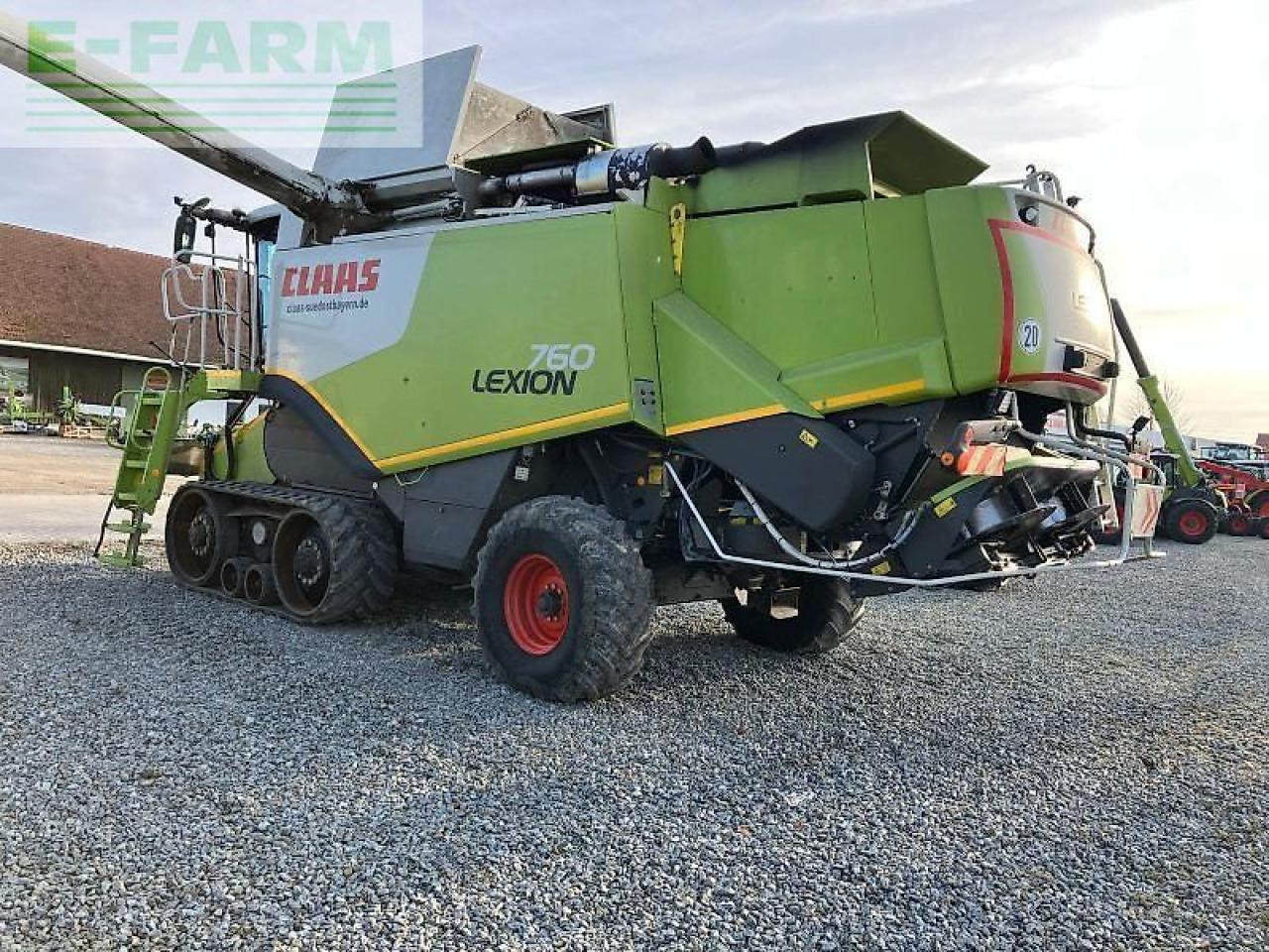 Зърнокомбайн CLAAS lexion 760 tt terra trac: снимка 7