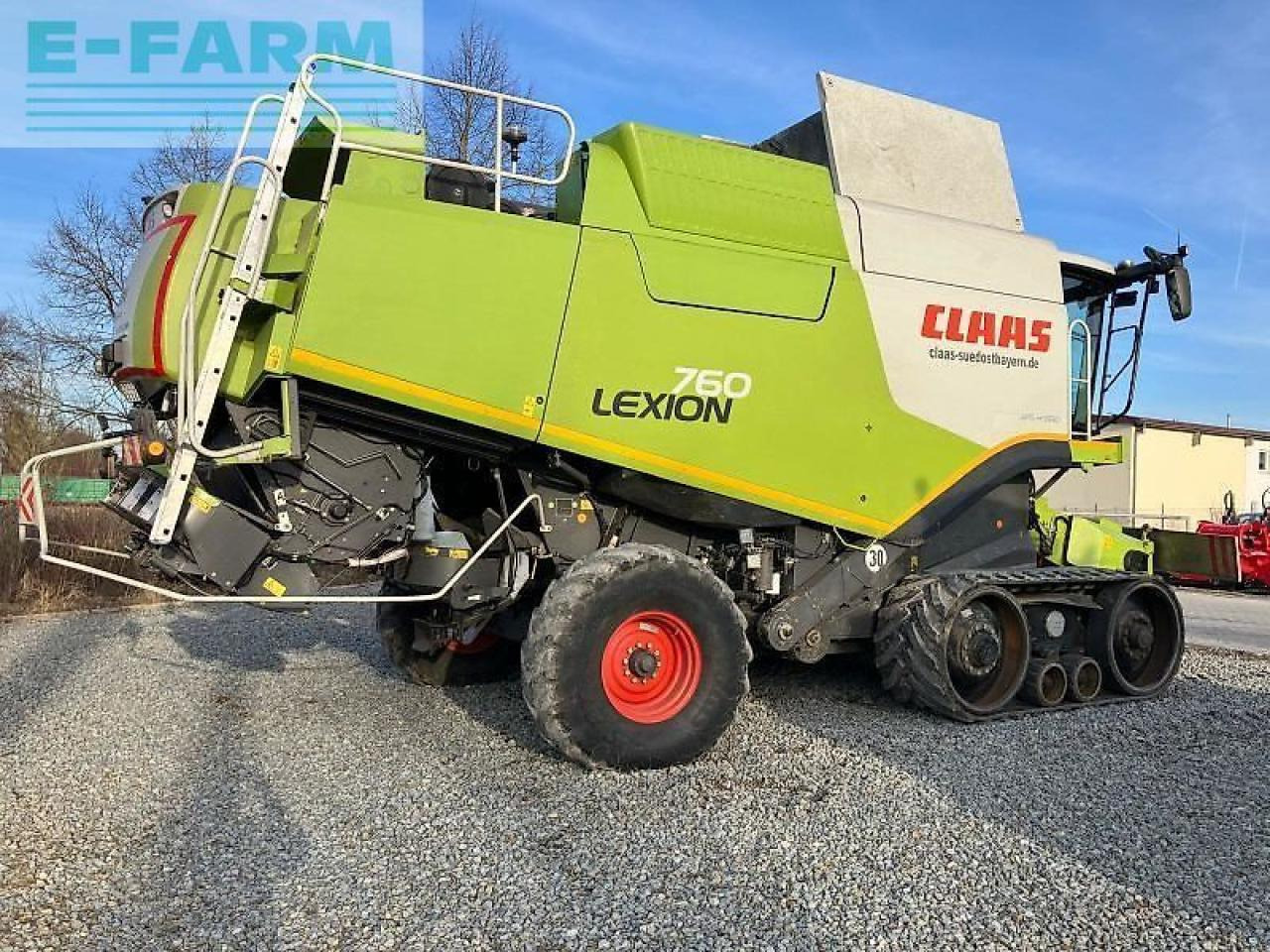 Зърнокомбайн CLAAS lexion 760 tt terra trac: снимка 6