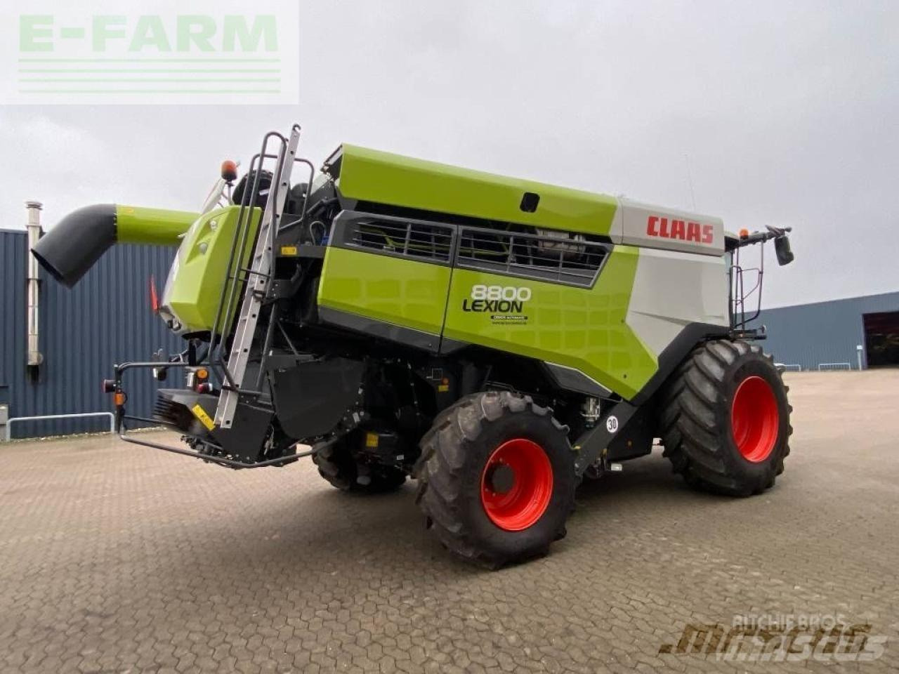 Зърнокомбайн CLAAS lexion 8800 4wd: снимка 10