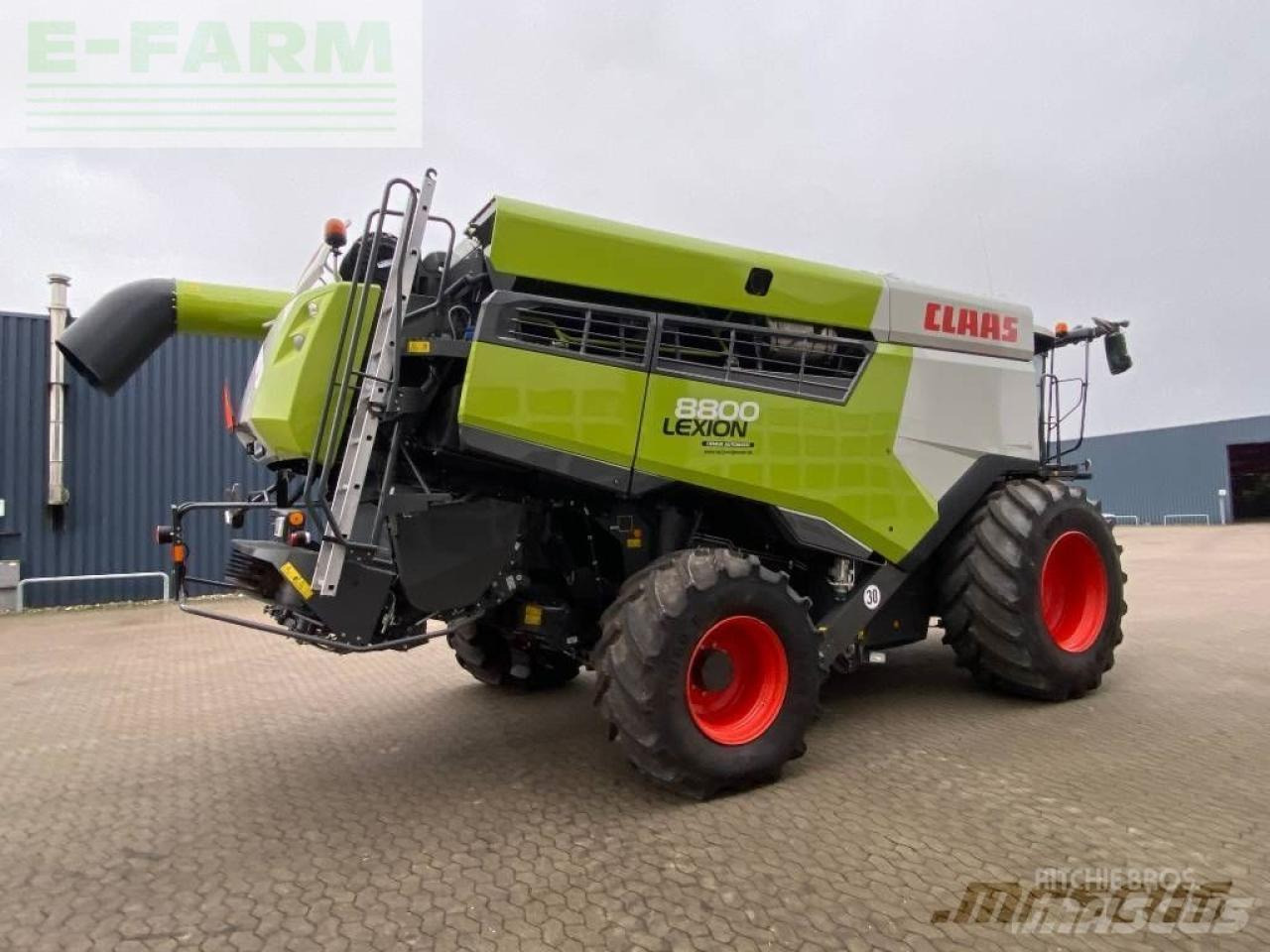 Зърнокомбайн CLAAS lexion 8800 4wd: снимка 9