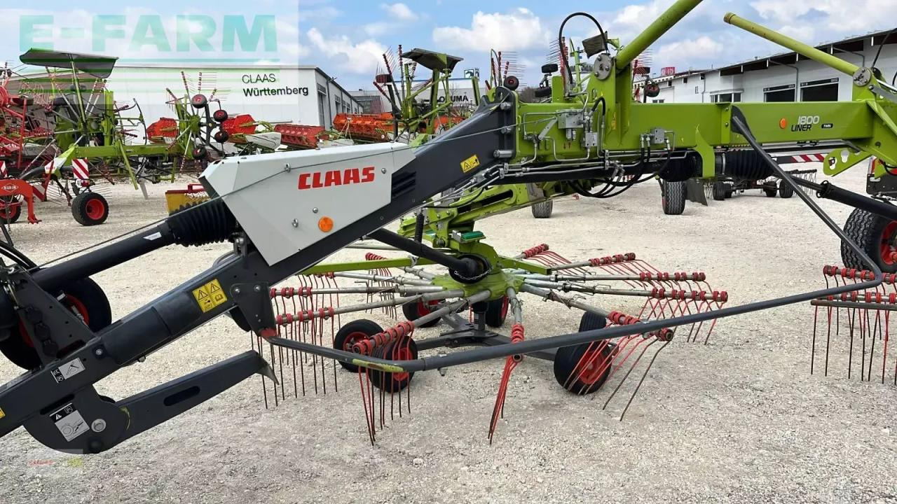 CLAAS liner 1800 twin - Гребло/ Сенообръщачка: снимка 2 CLAAS liner 1800 twin - Гребло/ Сенообръщачка: снимка 2