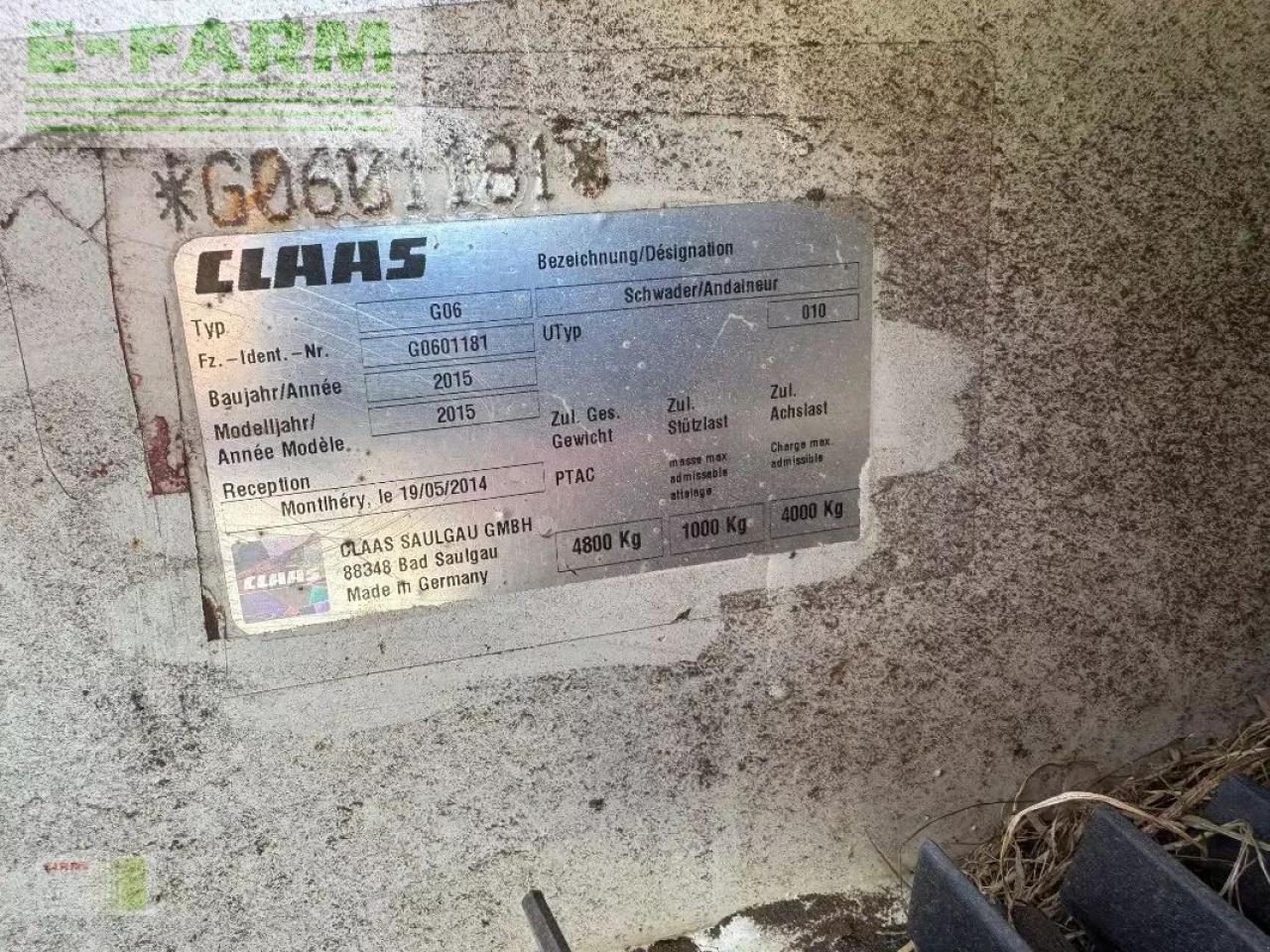 CLAAS liner 3600 - Гребло/ Сенообръщачка: снимка 2 CLAAS liner 3600 - Гребло/ Сенообръщачка: снимка 2