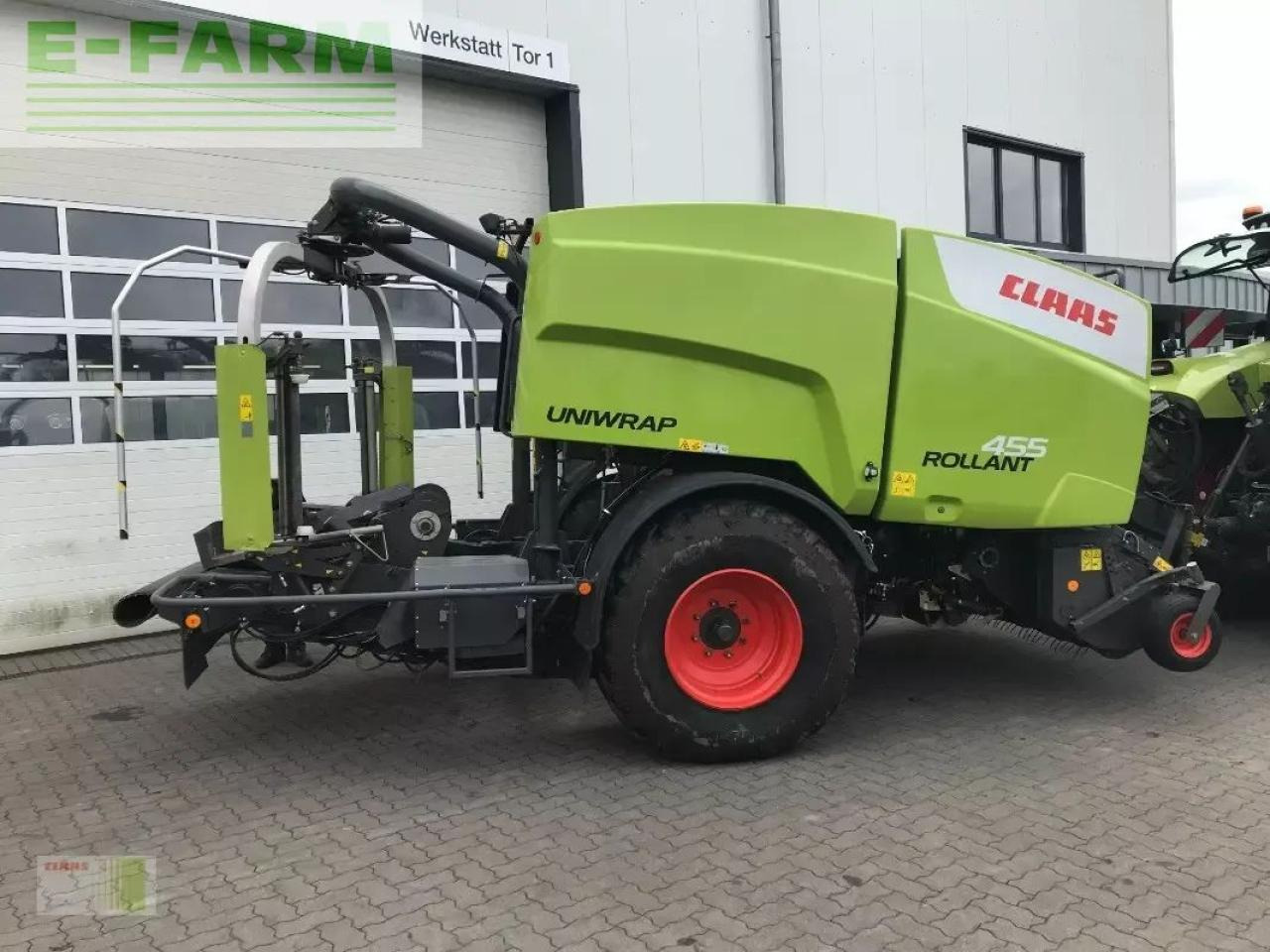 CLAAS rollant uniwrap 455(roto cut 25 messer) - Сламопреса за квадратни бали: снимка 1 CLAAS rollant uniwrap 455(roto cut 25 messer) - Сламопреса за квадратни бали: снимка 1