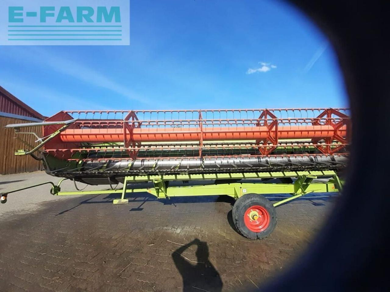 CLAAS vario-schneidwerk v 750 + transportwagen - Принадлежност за силажокомбайн: снимка 1 CLAAS vario-schneidwerk v 750 + transportwagen - Принадлежност за силажокомбайн: снимка 1