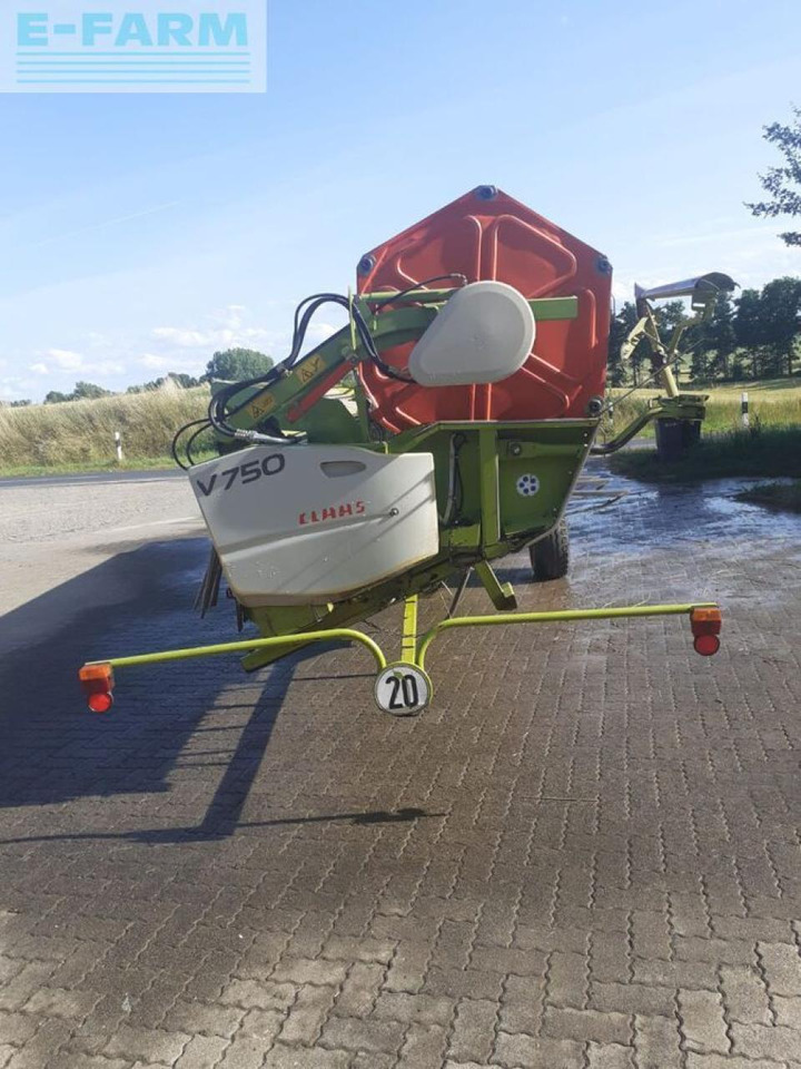 CLAAS vario-schneidwerk v 750 + transportwagen - Принадлежност за силажокомбайн: снимка 2 CLAAS vario-schneidwerk v 750 + transportwagen - Принадлежност за силажокомбайн: снимка 2