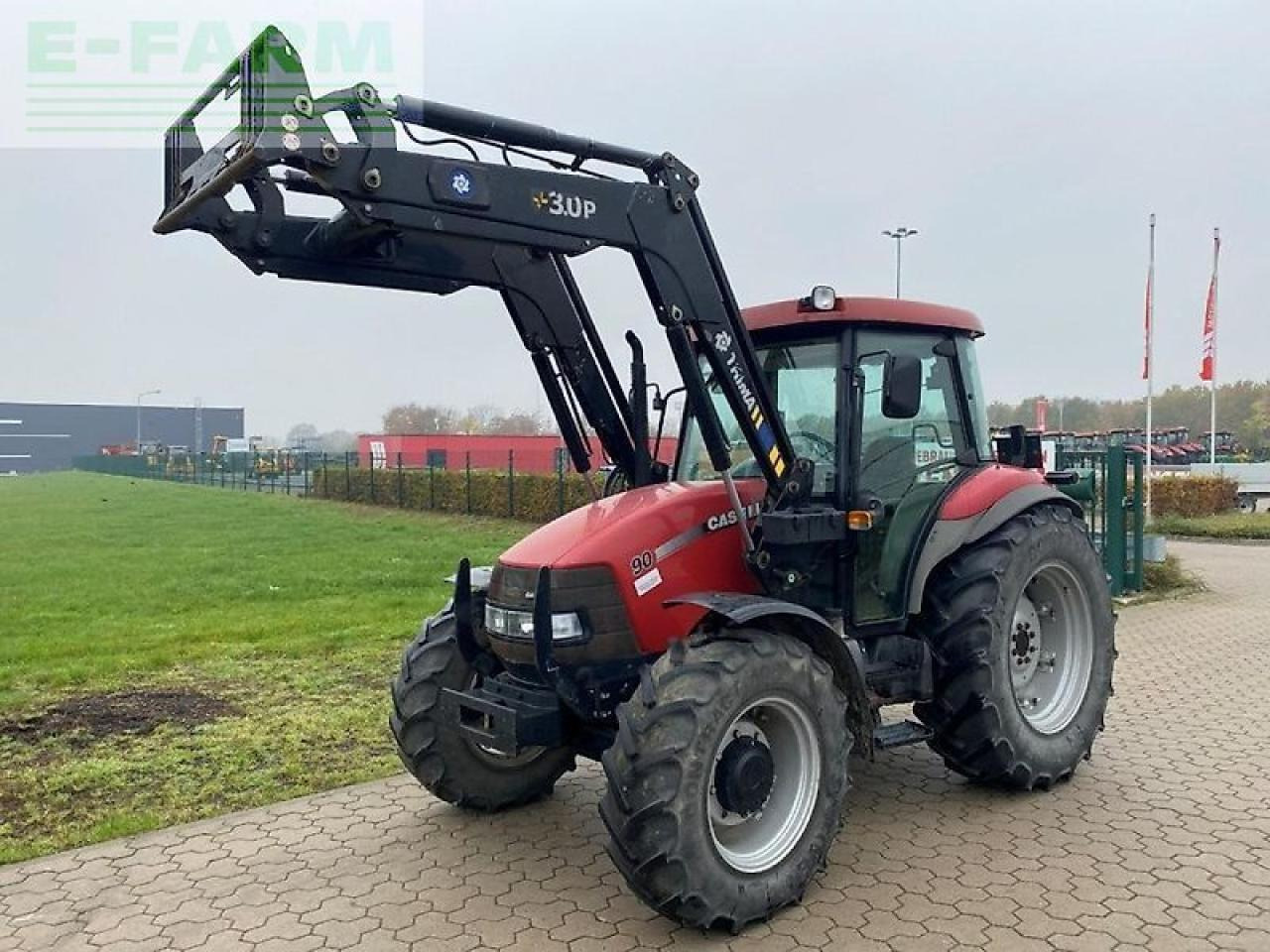 Case-IH jx 90 mit trima frontlader - Трактор: снимка 1 Case-IH jx 90 mit trima frontlader - Трактор: снимка 1
