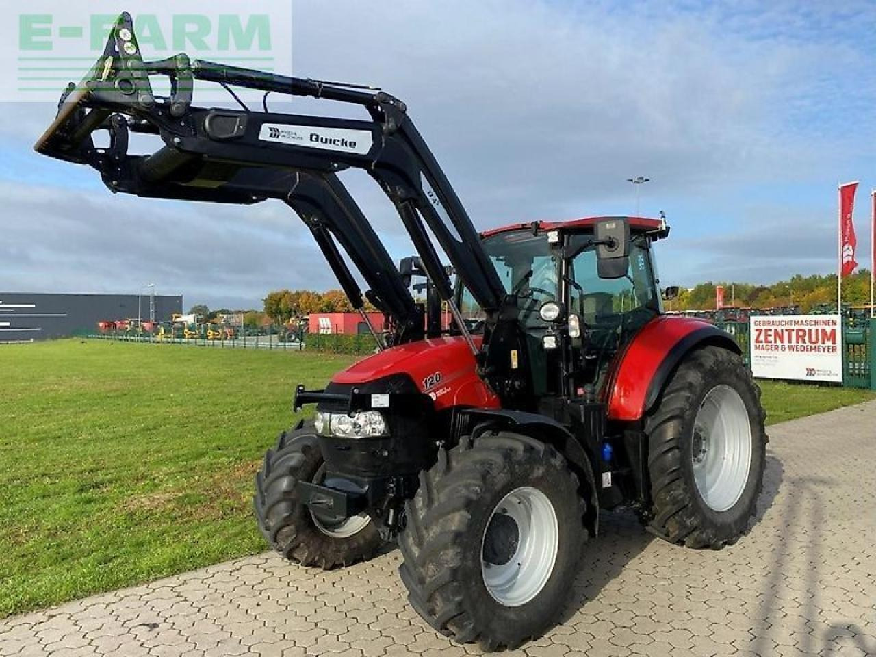Case-IH luxxum 120 mit alö lader - Трактор: снимка 1 Case-IH luxxum 120 mit alö lader - Трактор: снимка 1