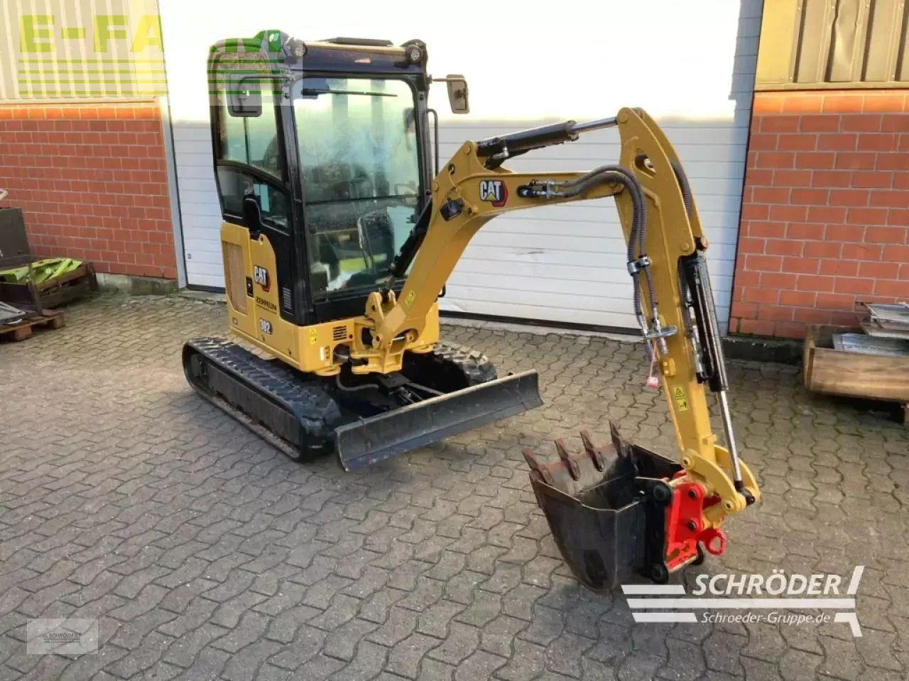 Caterpillar 302 cr inkl. tieflöffel - Мини багер: снимка 1 Caterpillar 302 cr inkl. tieflöffel - Мини багер: снимка 1