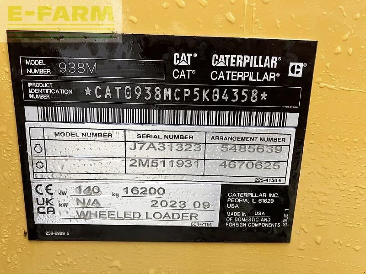 Мини багер Caterpillar cat 938m: снимка 12