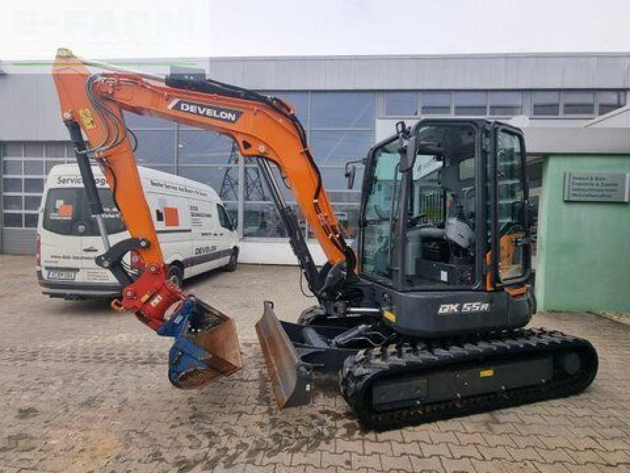 Doosan dx55r-7 - Мини багер: снимка 4 Doosan dx55r-7 - Мини багер: снимка 4