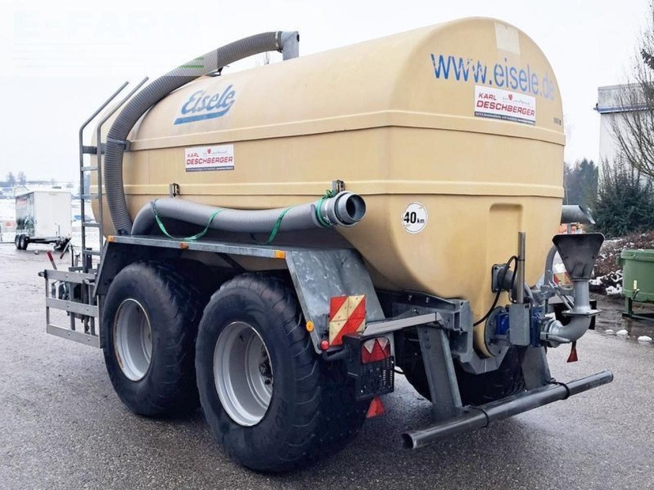 Цистерна за течен тор Eisele fw240/140 tandemfass: снимка 6