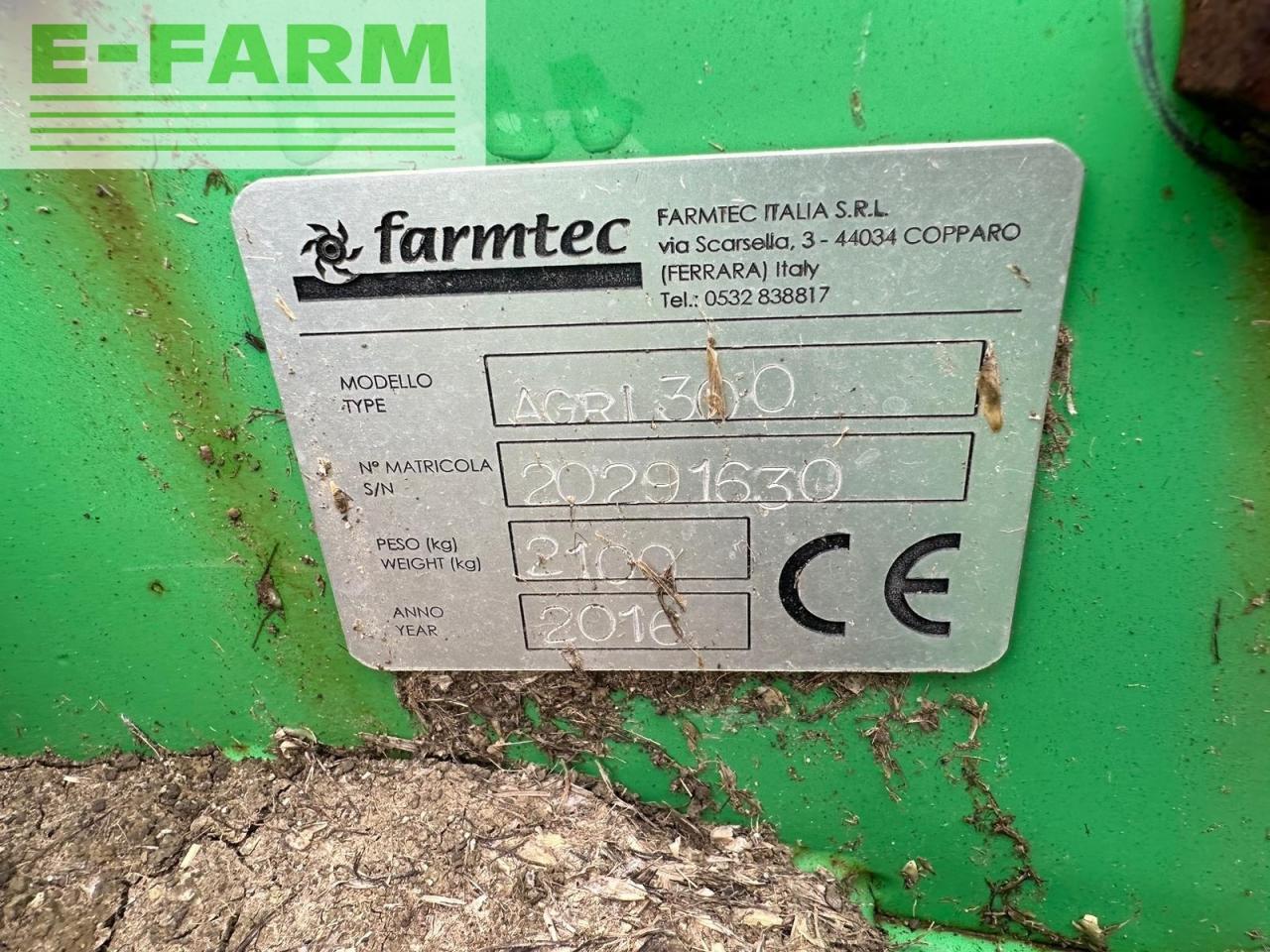 Farmtech Agri 300 - Машина за обработка на почвата: снимка 4 Farmtech Agri 300 - Машина за обработка на почвата: снимка 4