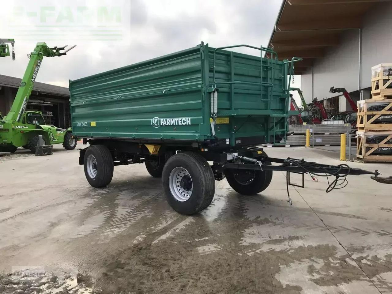 Farmtech zdk 1500 - Селскостопанско ремарке самосвал: снимка 1 Farmtech zdk 1500 - Селскостопанско ремарке самосвал: снимка 1