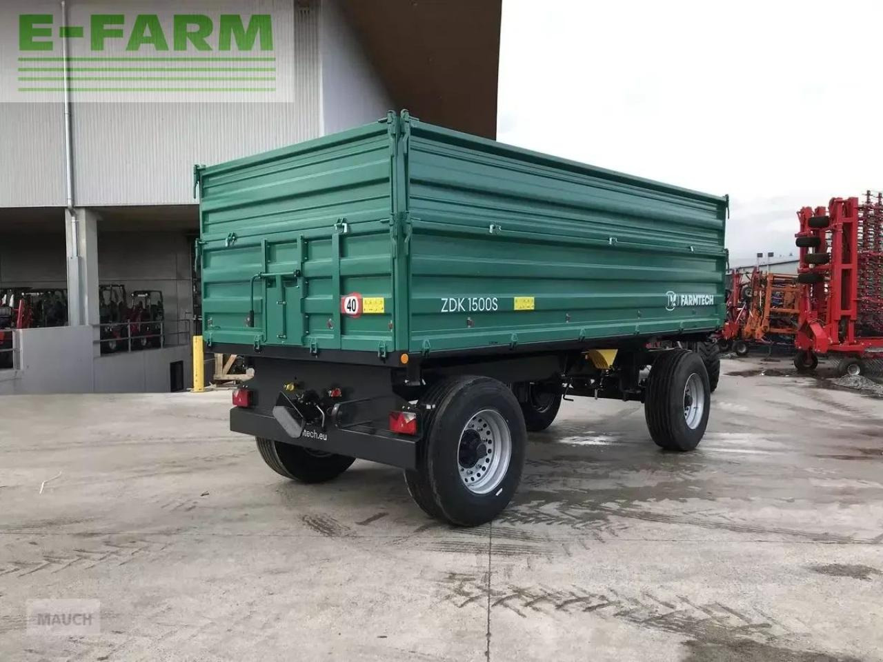 Farmtech zdk 1500 - Селскостопанско ремарке самосвал: снимка 3 Farmtech zdk 1500 - Селскостопанско ремарке самосвал: снимка 3