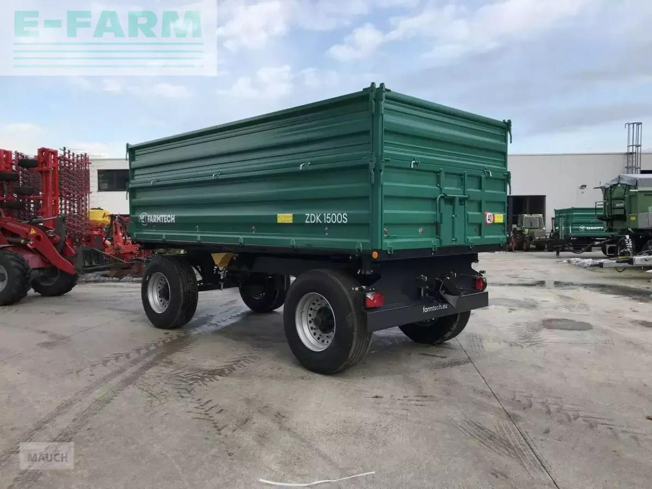 Farmtech zdk 1500 - Селскостопанско ремарке самосвал: снимка 5 Farmtech zdk 1500 - Селскостопанско ремарке самосвал: снимка 5