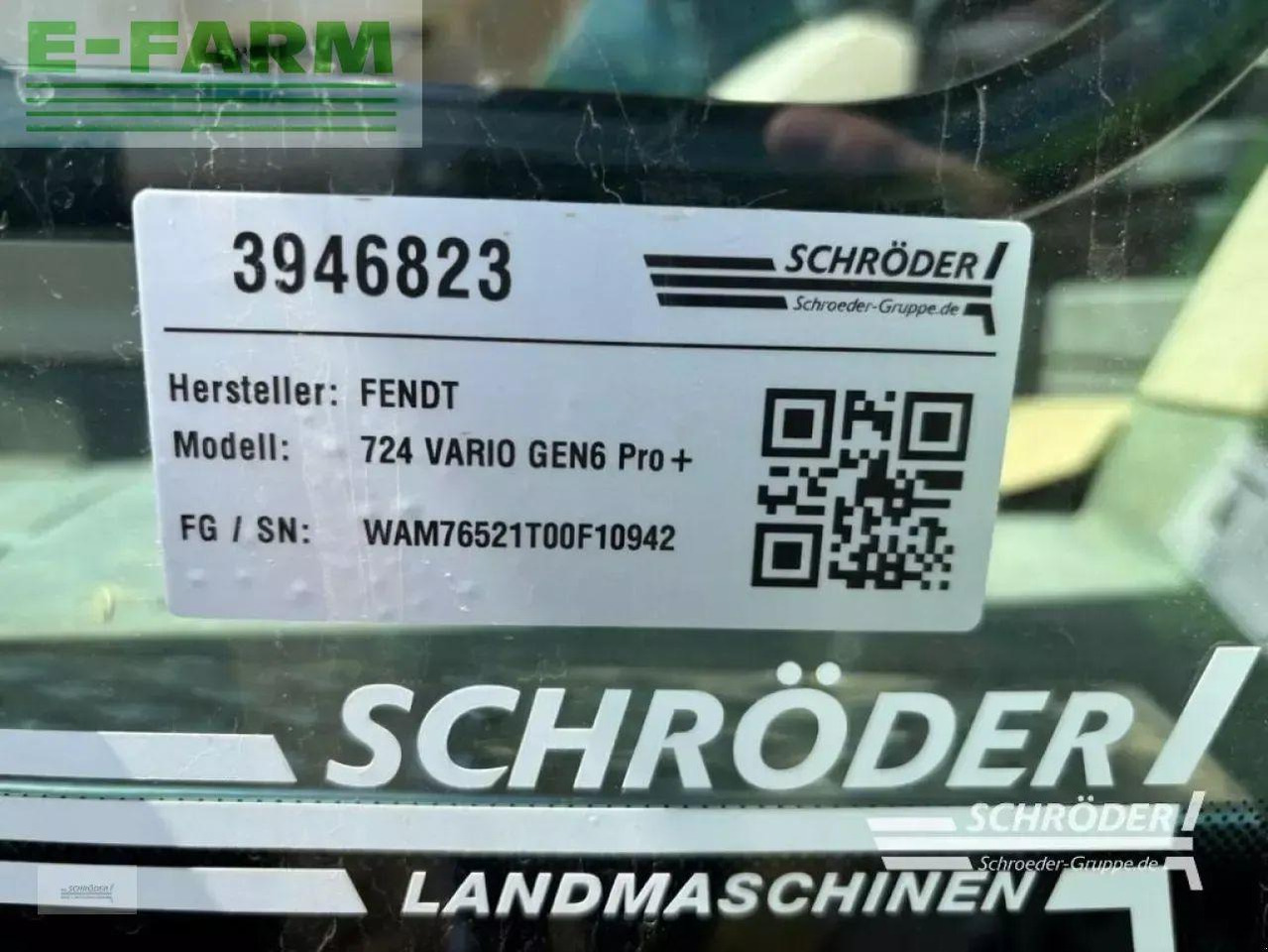 Fendt 724 vario gen6 profi plus ProfiPlus - Трактор: снимка 4 Fendt 724 vario gen6 profi plus ProfiPlus - Трактор: снимка 4