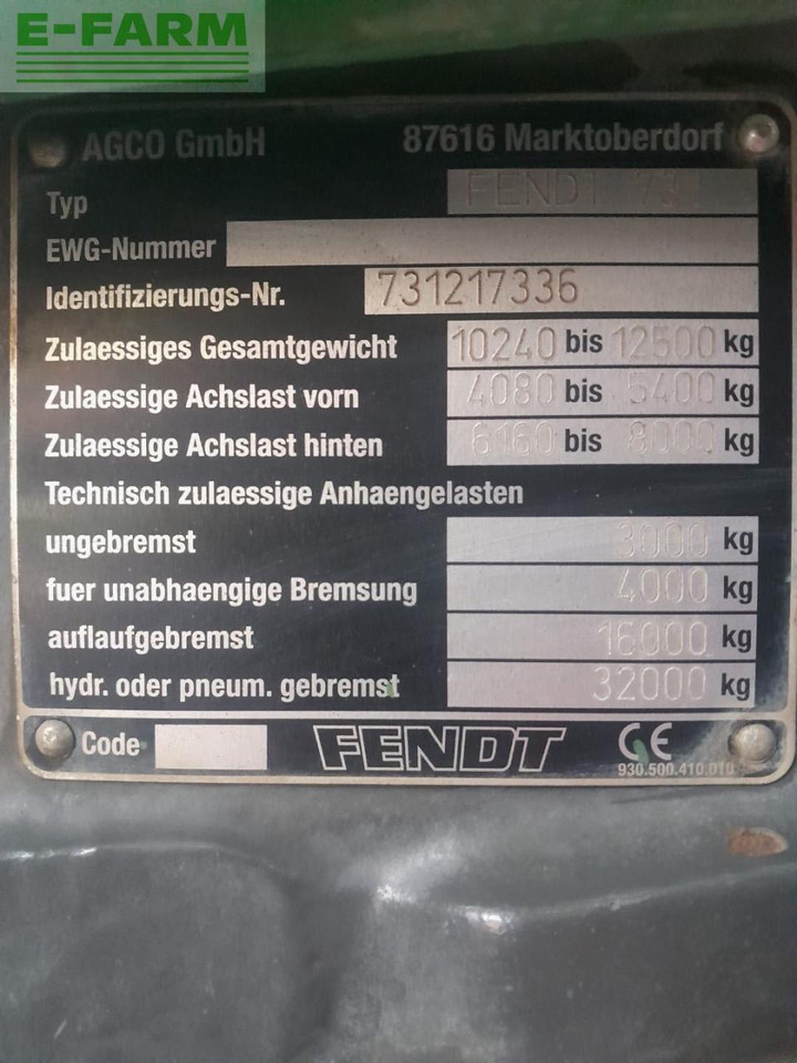 Fendt 820 Vario - Трактор: снимка 3 Fendt 820 Vario - Трактор: снимка 3