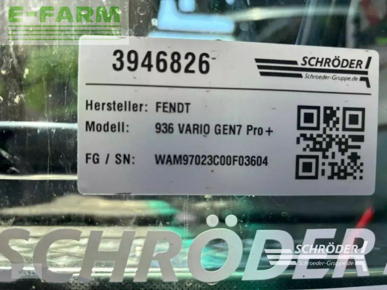 Fendt 936 vario gen7 profi plus ProfiPlus - Трактор: снимка 3 Fendt 936 vario gen7 profi plus ProfiPlus - Трактор: снимка 3