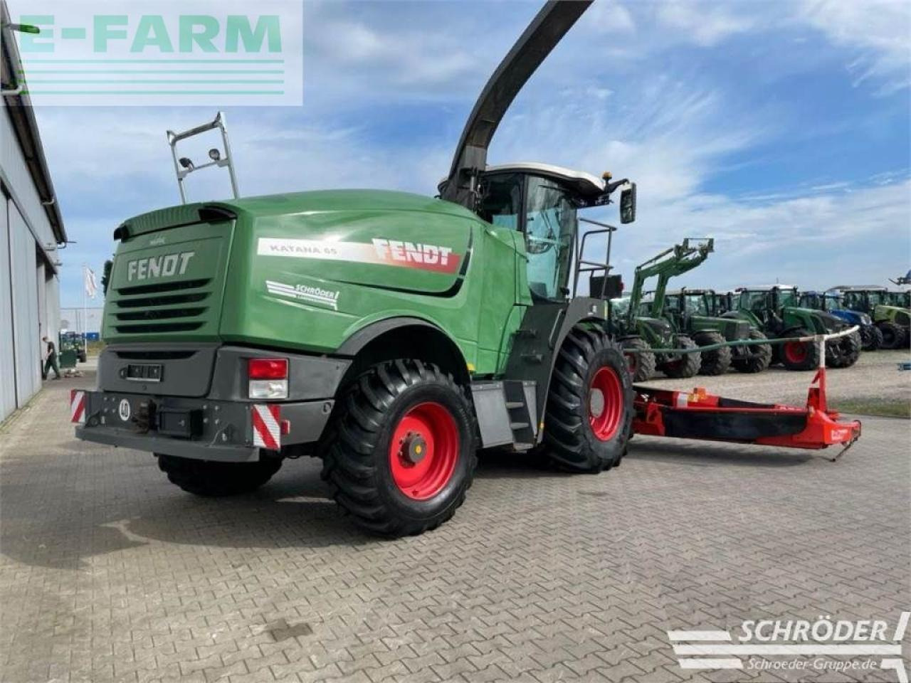 Fendt katana 65 + kemper 375 plus - Силажокомбайн: снимка 3 Fendt katana 65 + kemper 375 plus - Силажокомбайн: снимка 3