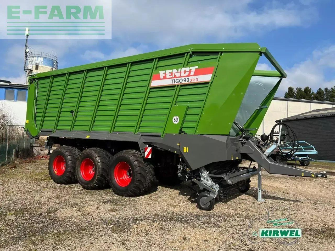 Fendt tigo 90 xr - Саморазтоварващо се ремарке: снимка 1 Fendt tigo 90 xr - Саморазтоварващо се ремарке: снимка 1